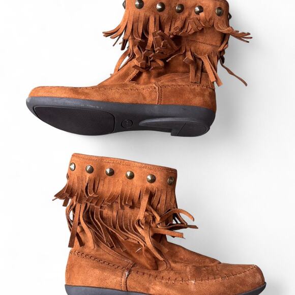 Comfortview size 9 brown vegan suede boots - Picture 2 of 6